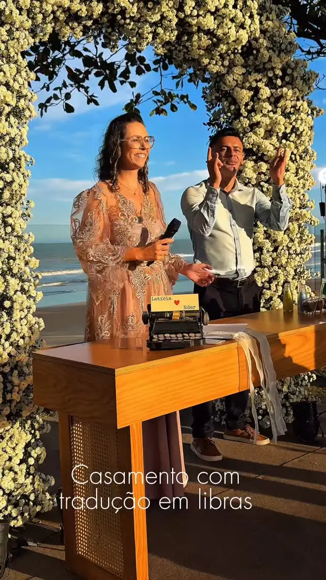 Capa do reel: Casamento com Acessibilidade